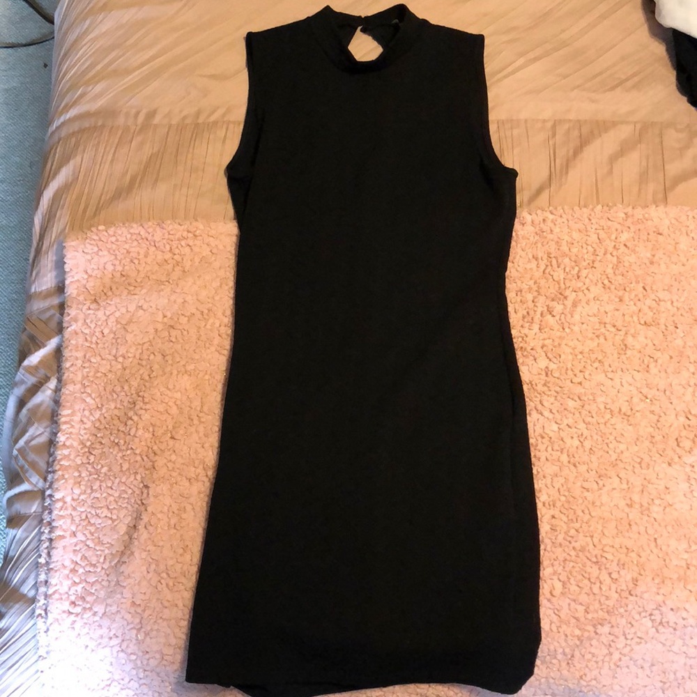 Simple Black bodycon Party Dress